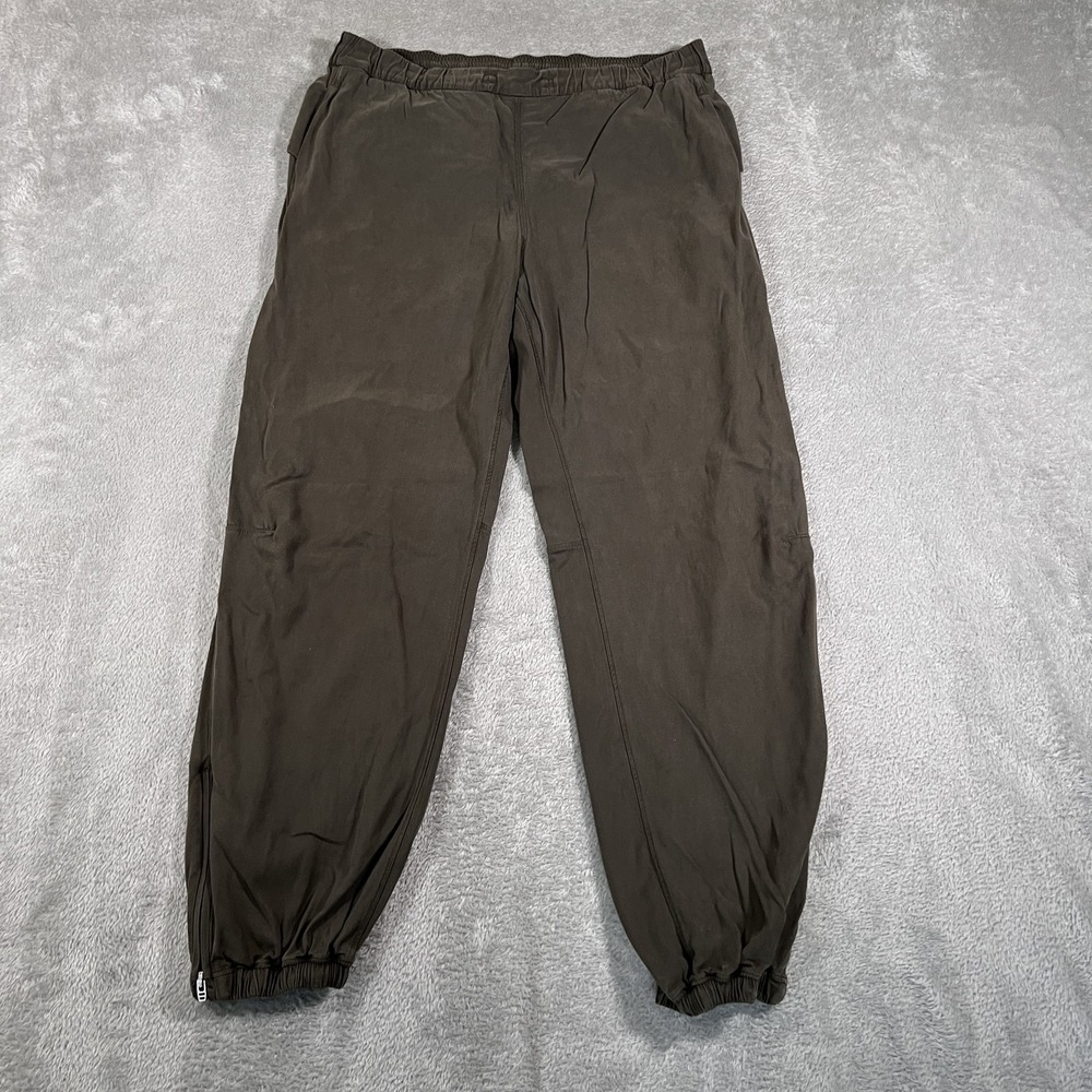 Lululemon Pants Womens 8 Green Essential Affinity Mid Rise Jogger Stretch Casual